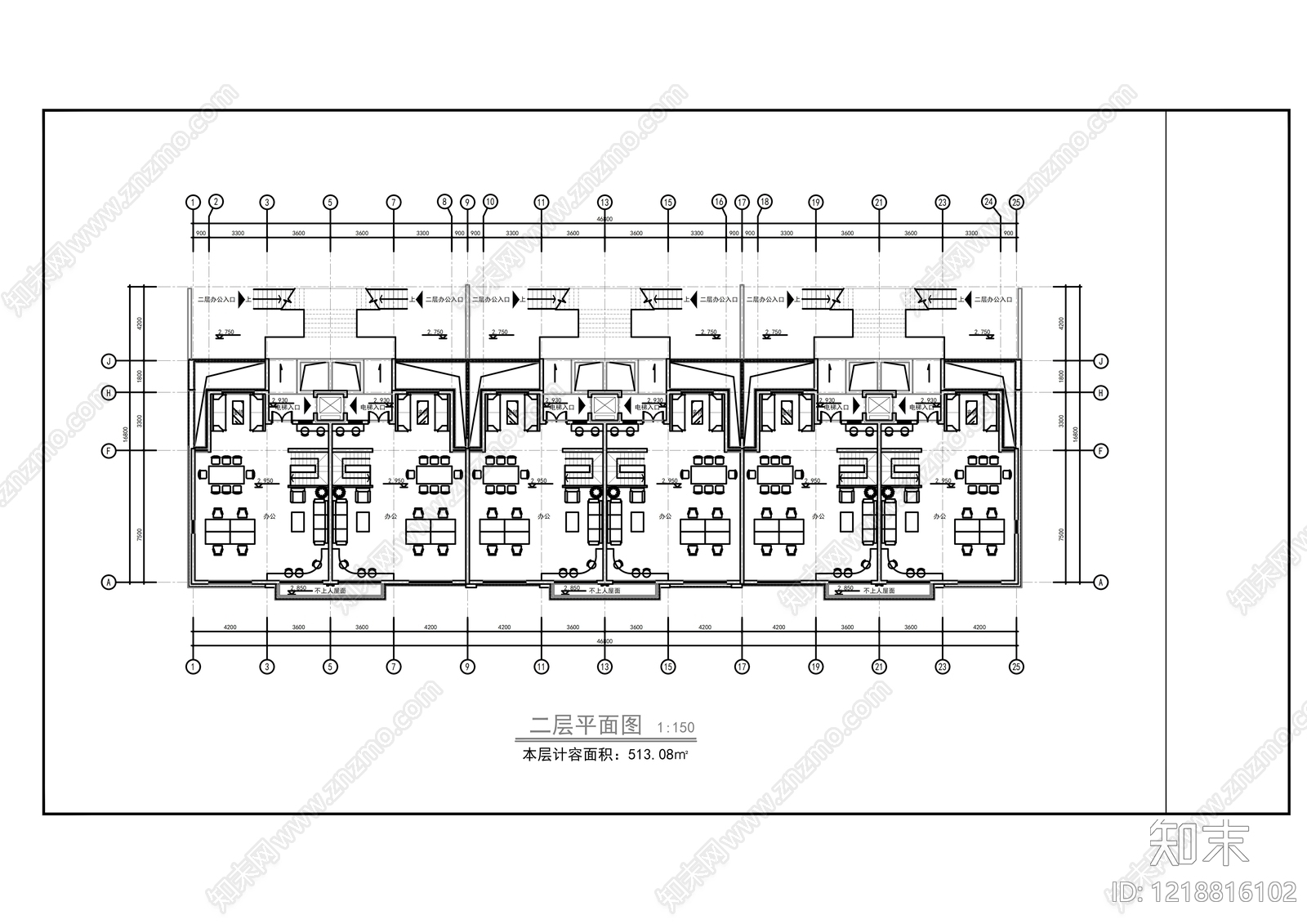 别墅建筑cad施工图下载【ID:1218816102】