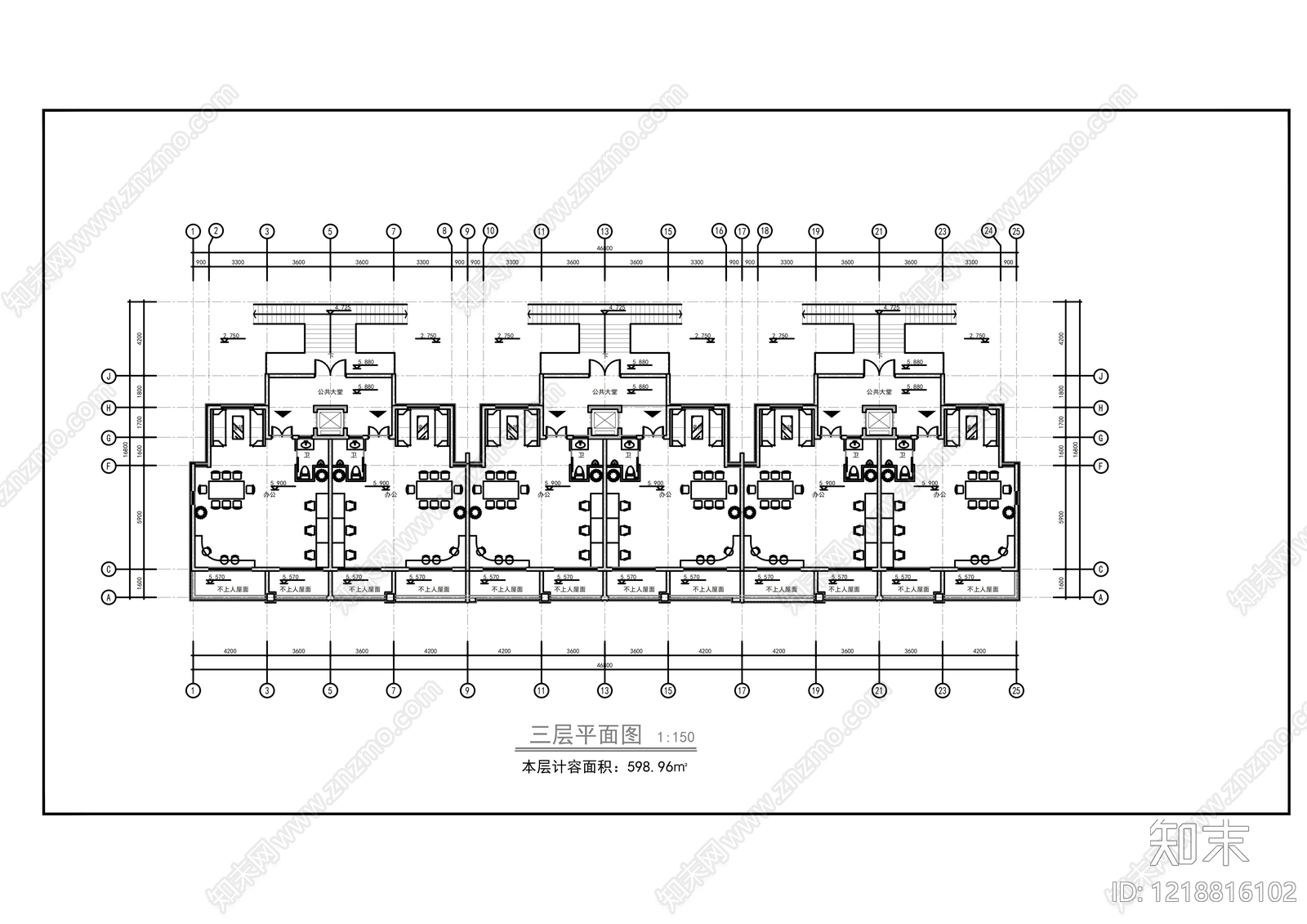 别墅建筑cad施工图下载【ID:1218816102】