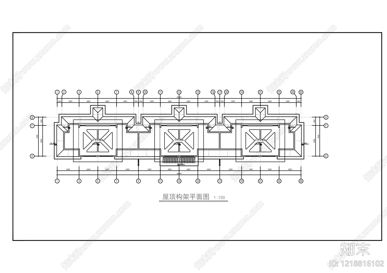 别墅建筑cad施工图下载【ID:1218816102】