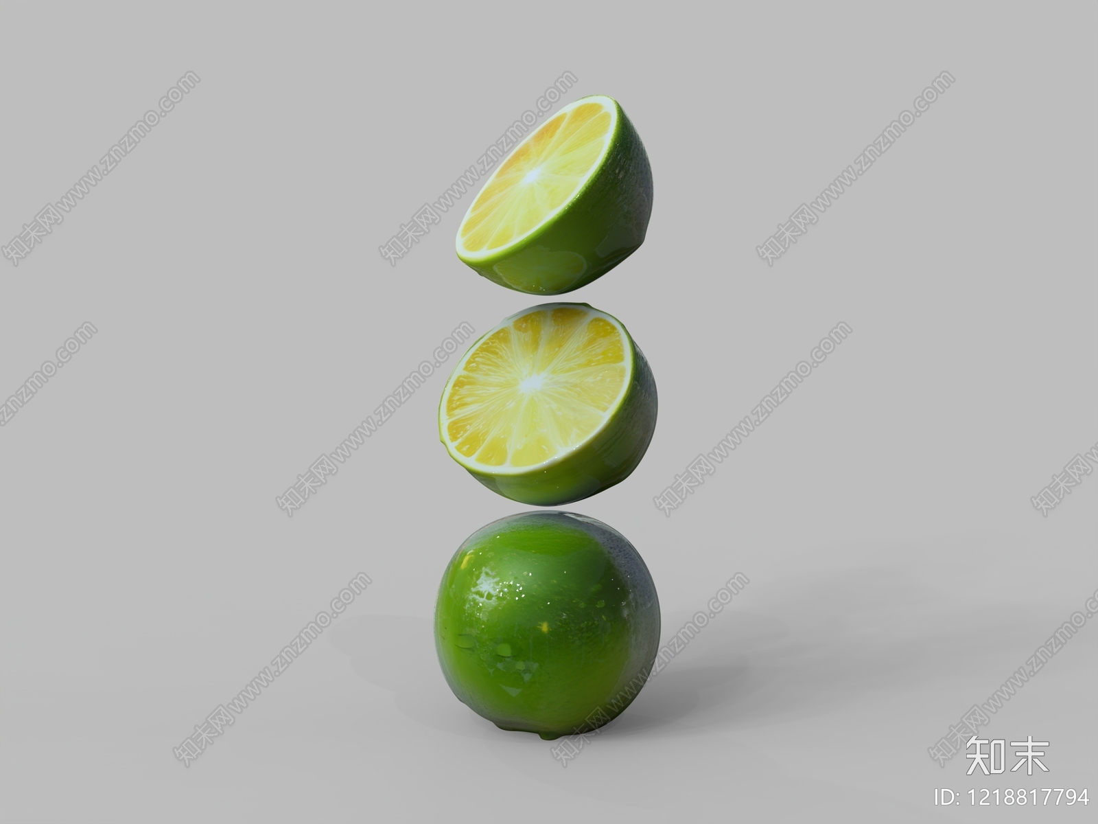 极简水果蔬菜SU模型草图