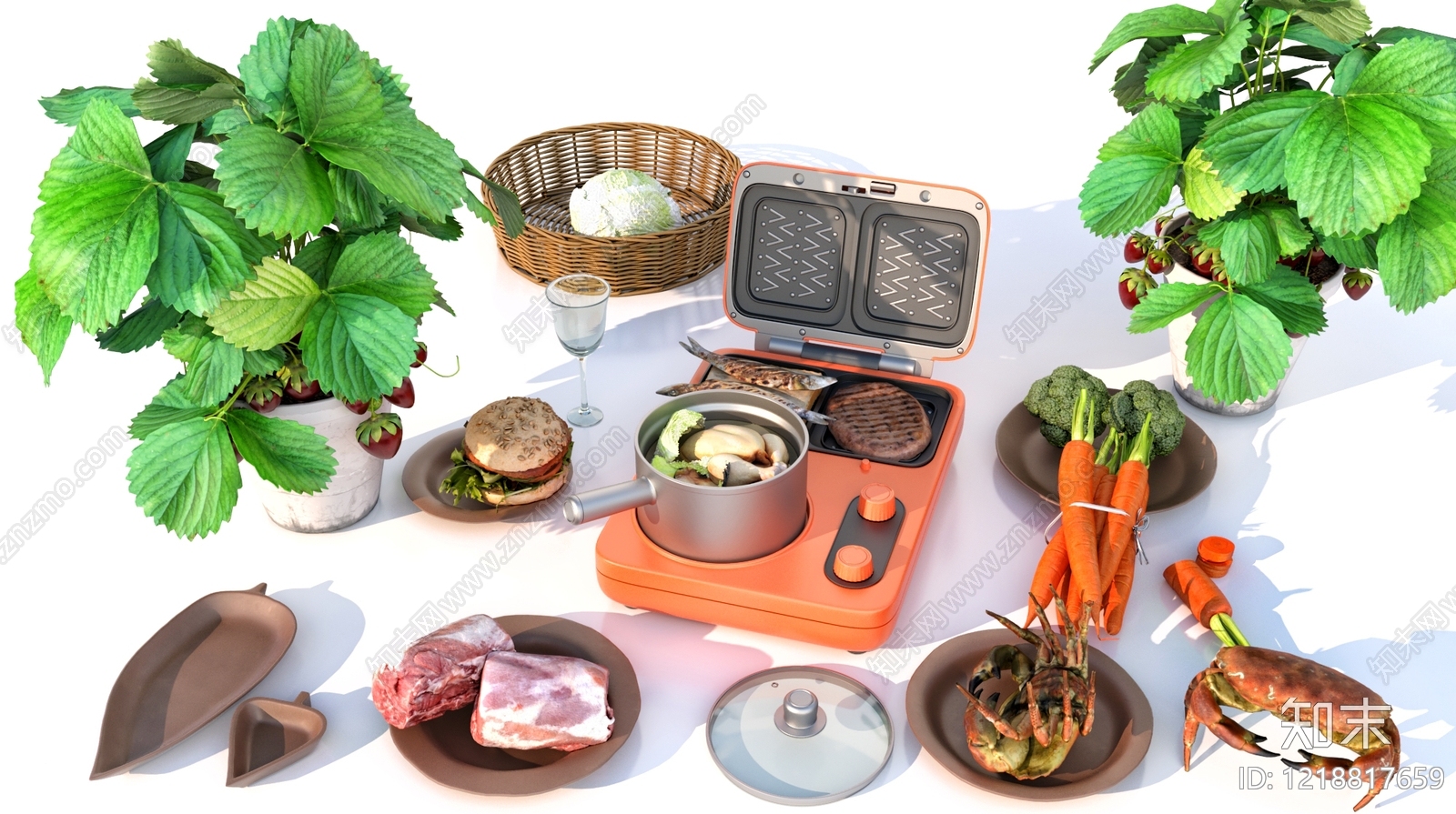 现代简约其他电器3D模型下载【ID:1218817659】