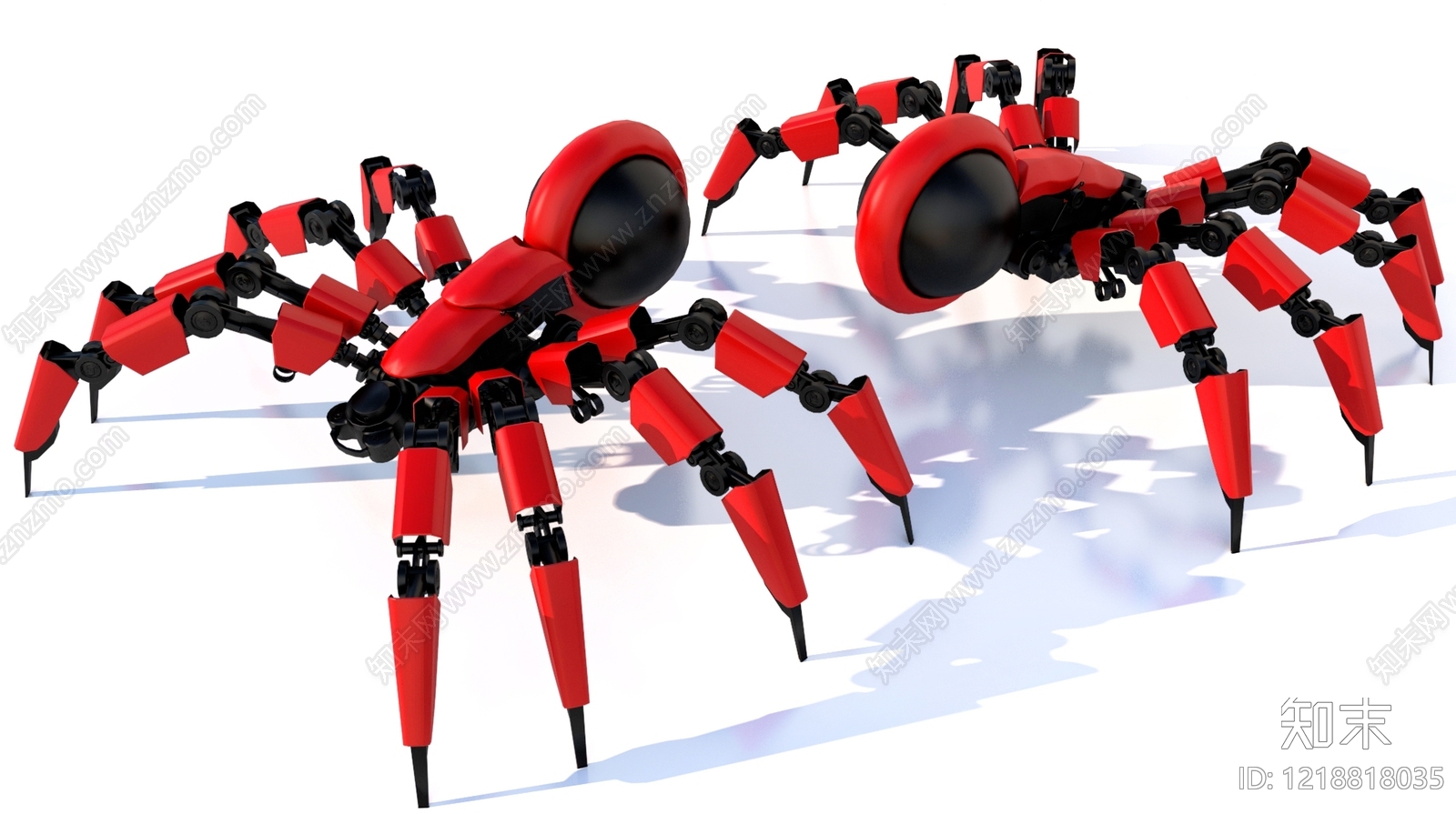 机械仿生工业设备3D模型渲染效果图