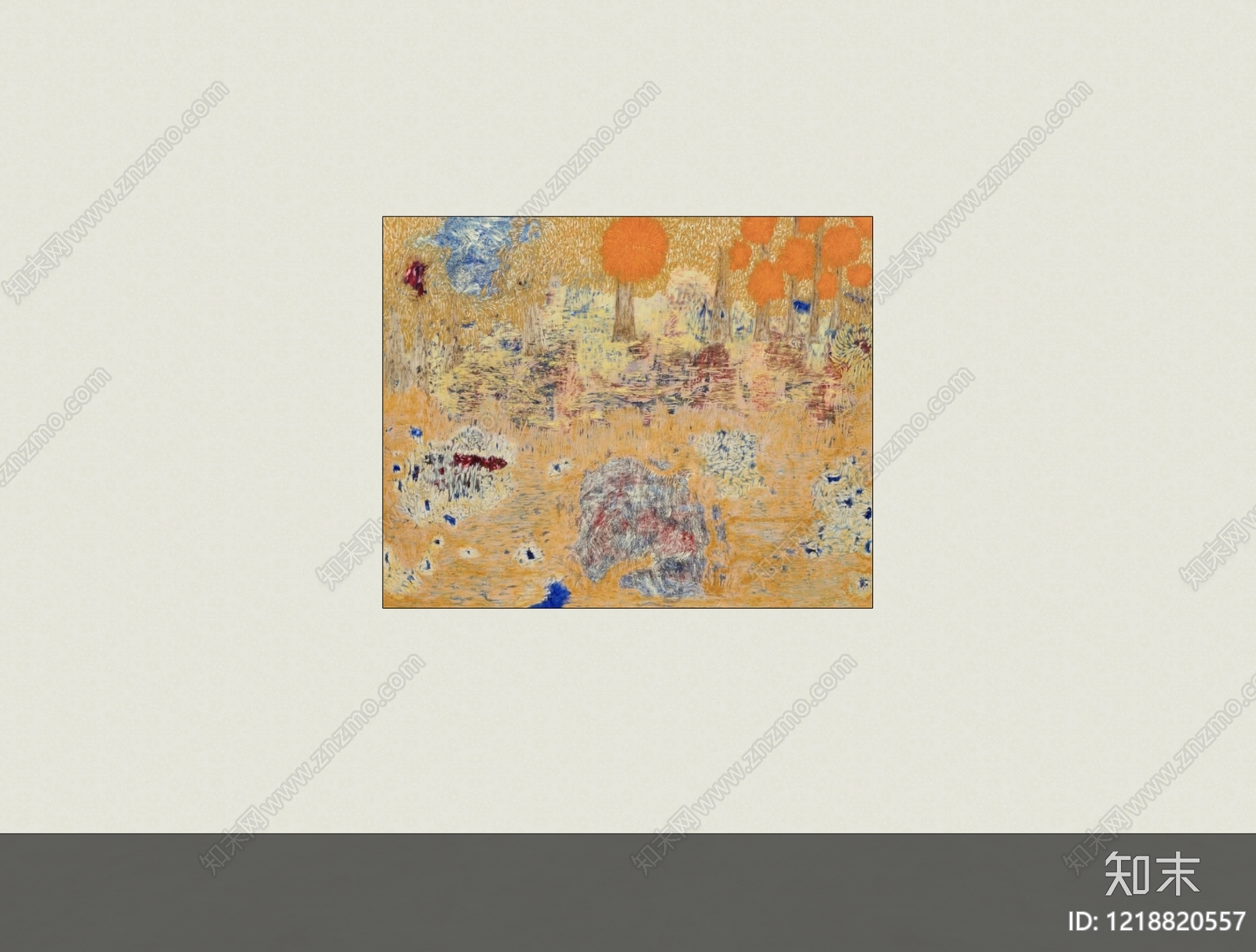 现代挂画SU模型下载【ID:1218820557】
