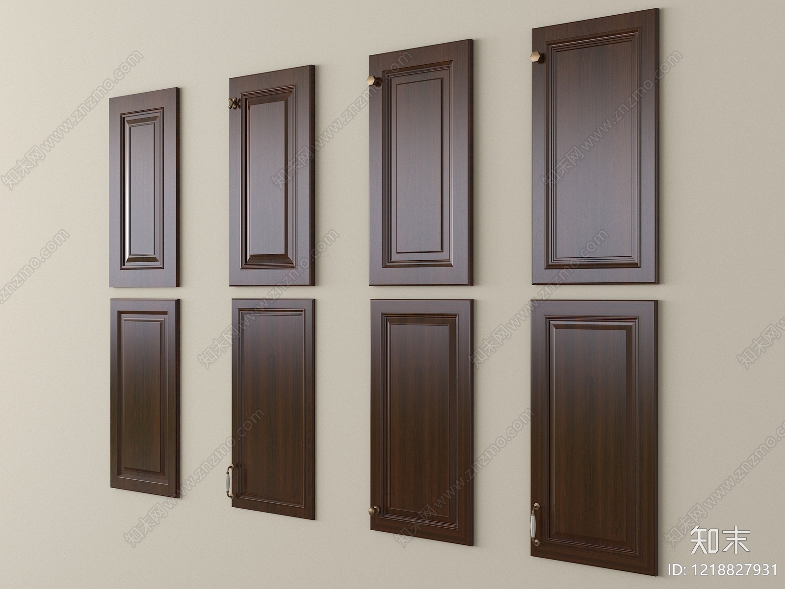 新中式护墙板SU模型下载【ID:1218827931】