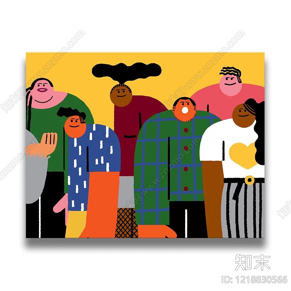 现代其他挂画贴图下载【ID:1218830566】
