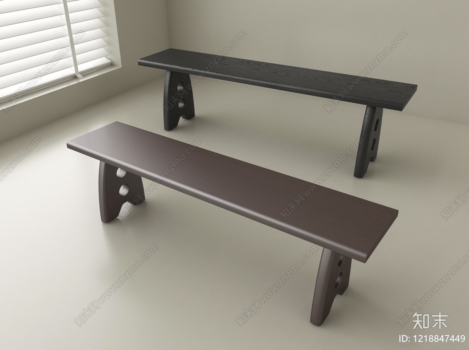 日式其他凳子3D模型下载【ID:1218847449】