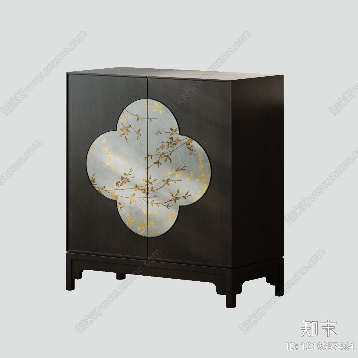 新中式储物柜3D模型下载【ID:1218857464】