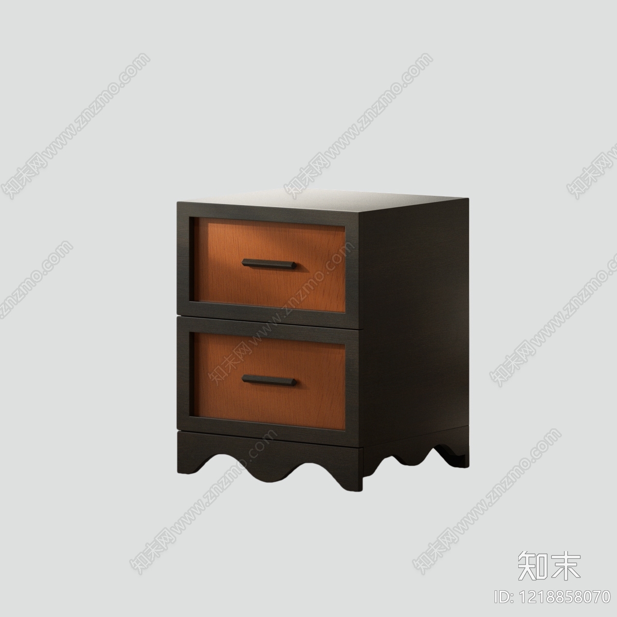 中古风床头柜3D模型下载【ID:1218858070】
