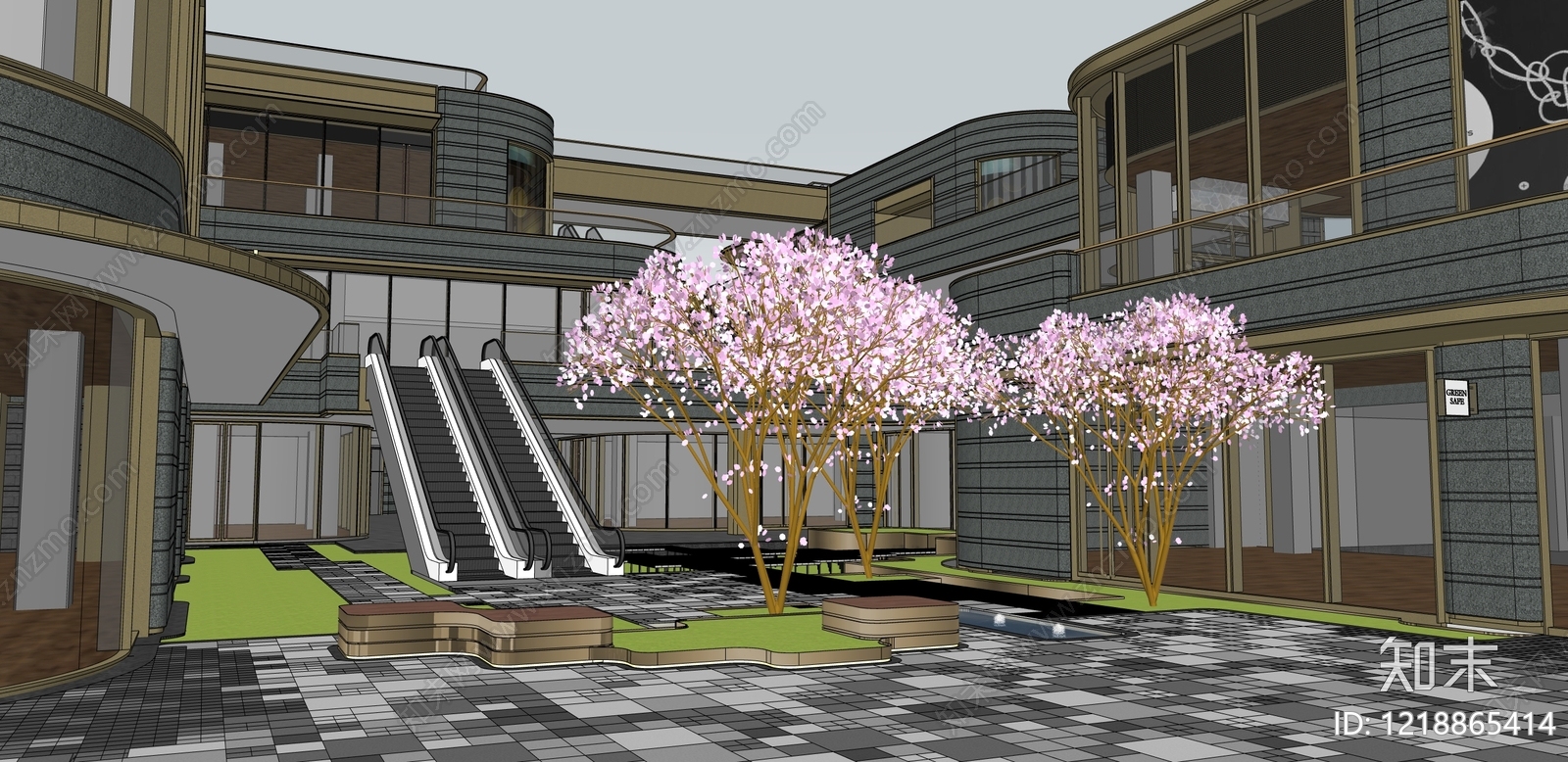 现代主义其他商业建筑SU模型下载【ID:1218865414】