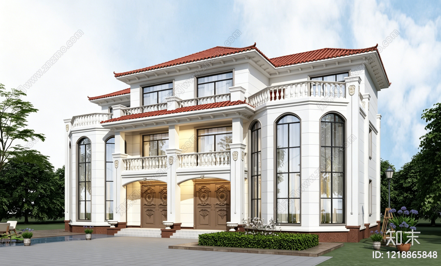 别墅建筑cad施工图下载【ID:1218865848】