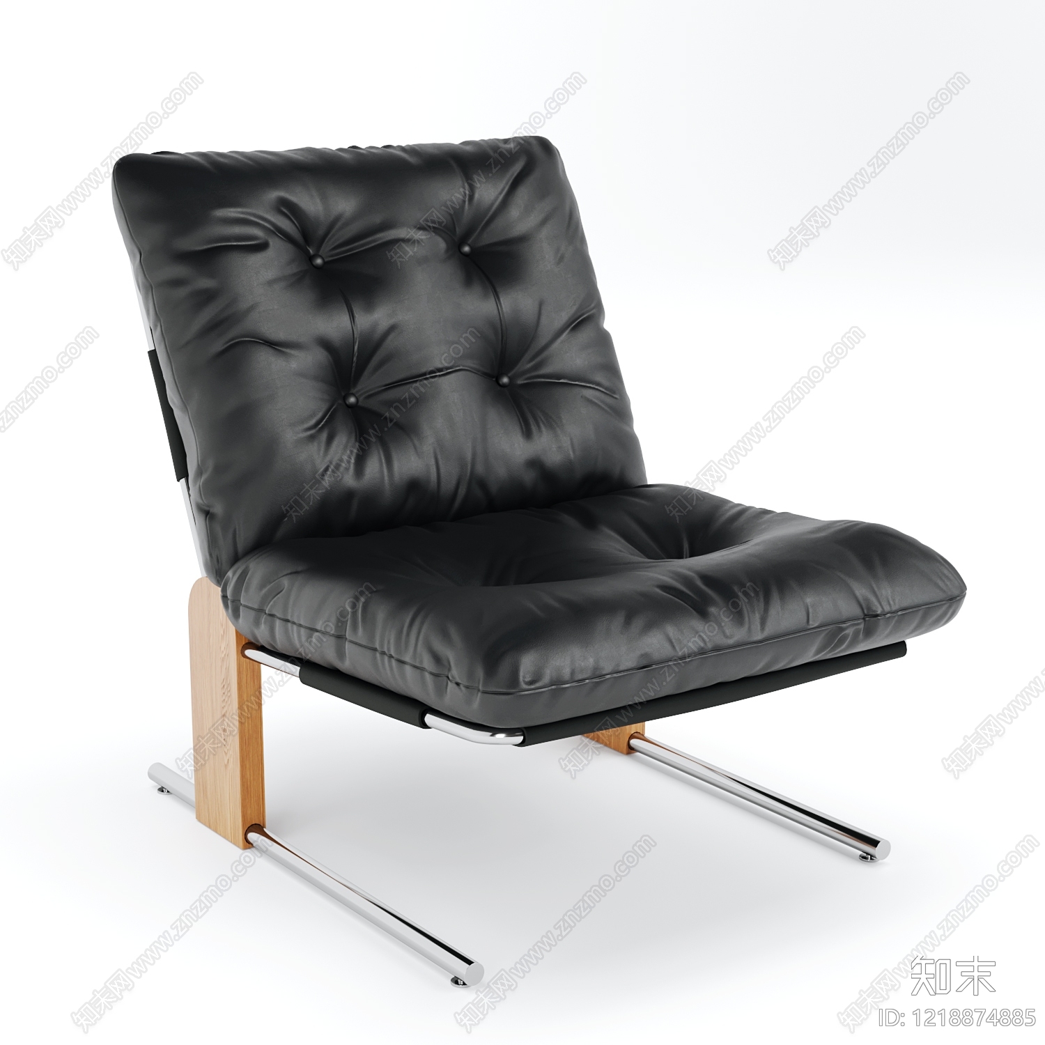 北欧休闲椅3D模型下载【ID:1218874885】