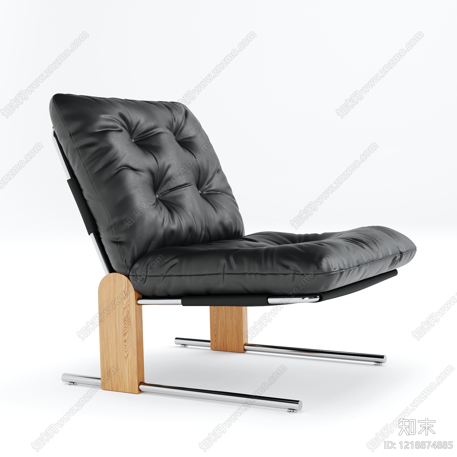 北欧休闲椅3D模型下载【ID:1218874885】