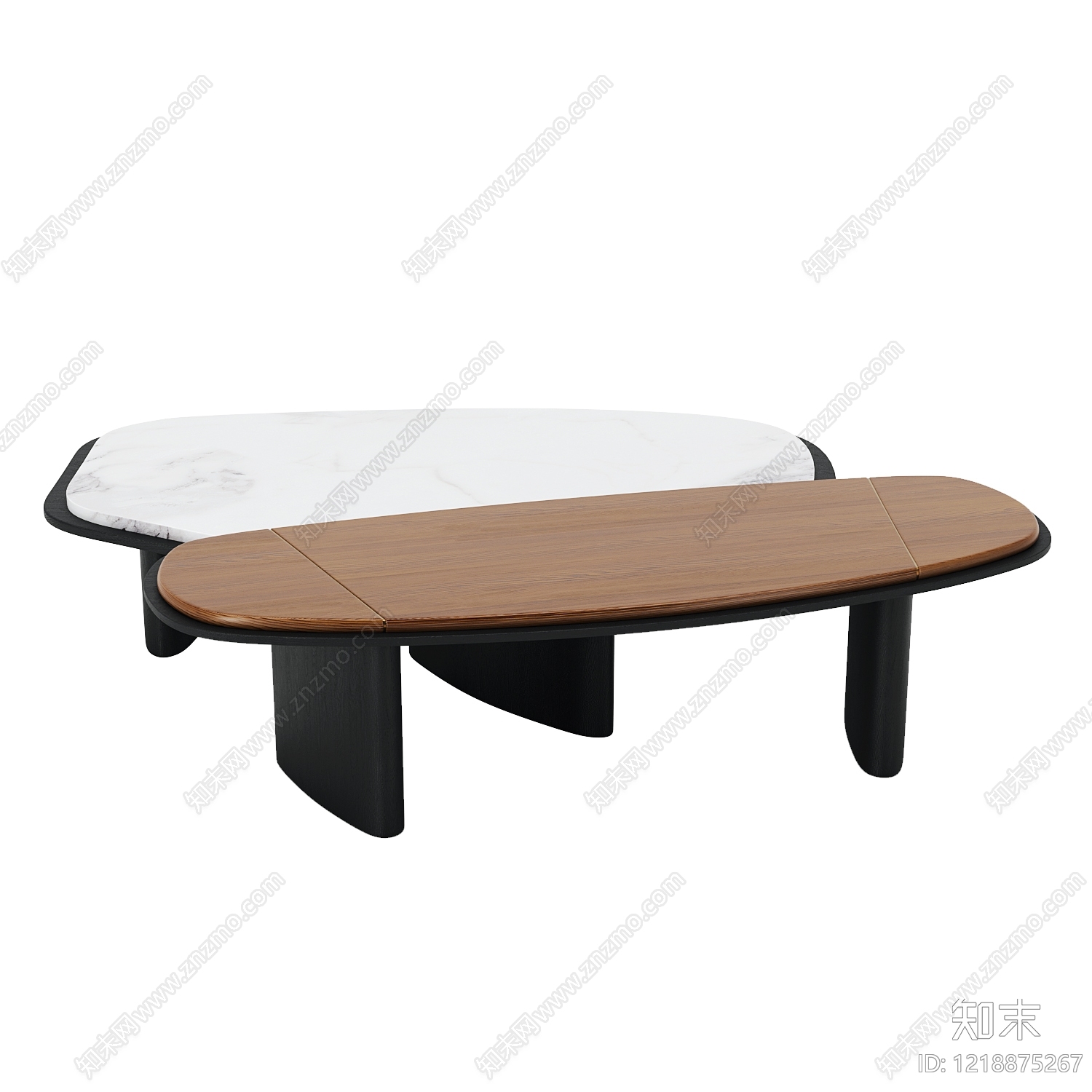 现代简约茶几3D模型下载【ID:1218875267】