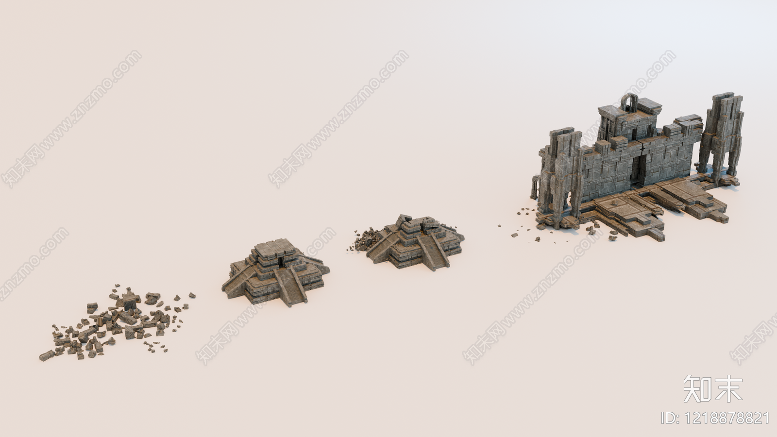 null古建筑SU模型下载【ID:1218878821】