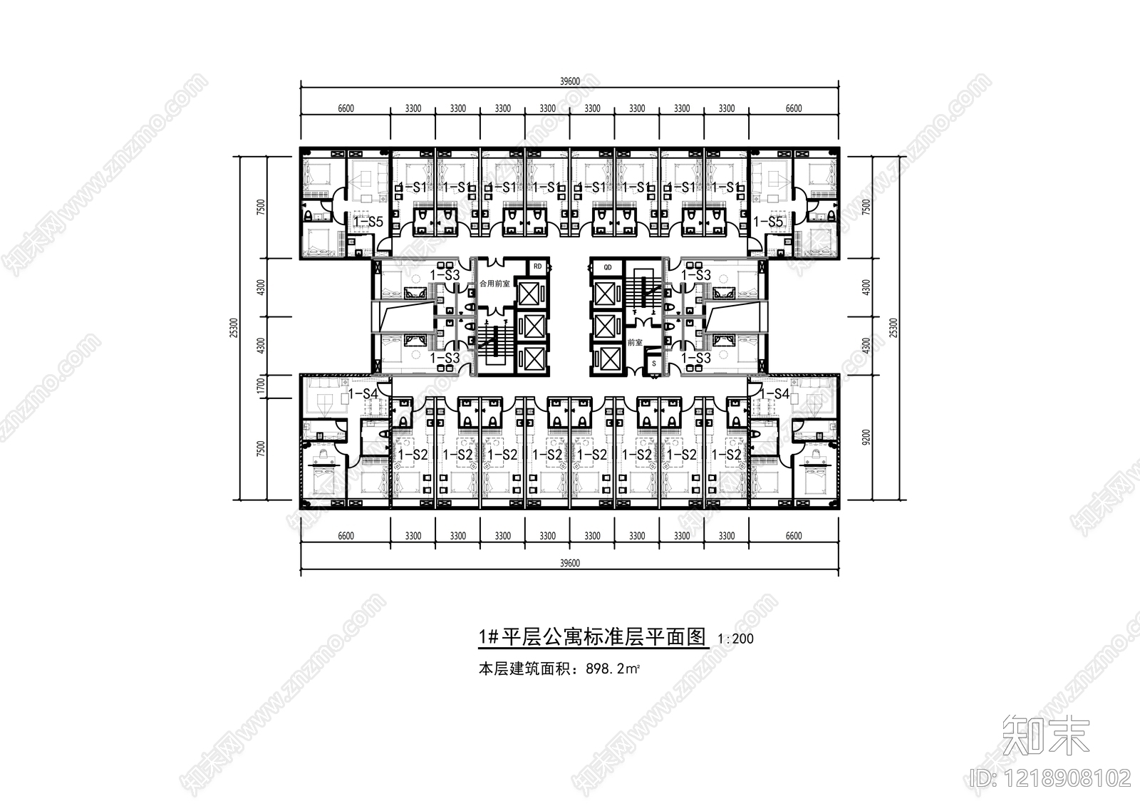 其他居住建筑cad施工图下载【ID:1218908102】