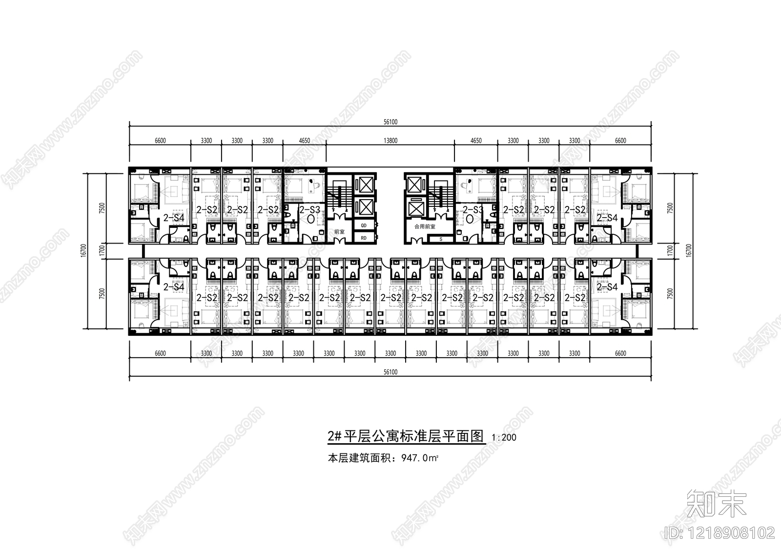 其他居住建筑cad施工图下载【ID:1218908102】