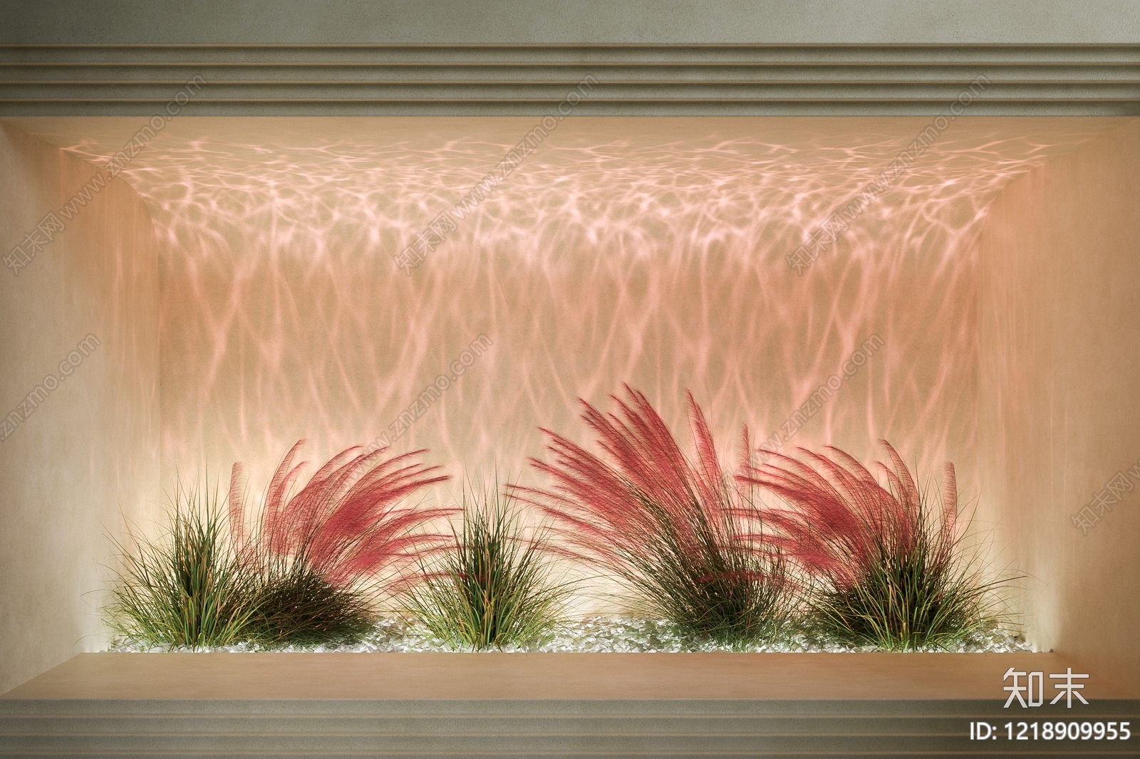 侘寂水景灯3D模型下载【ID:1218909955】