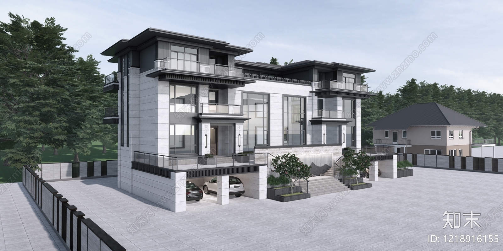 别墅建筑cad施工图下载【ID:1218916155】
