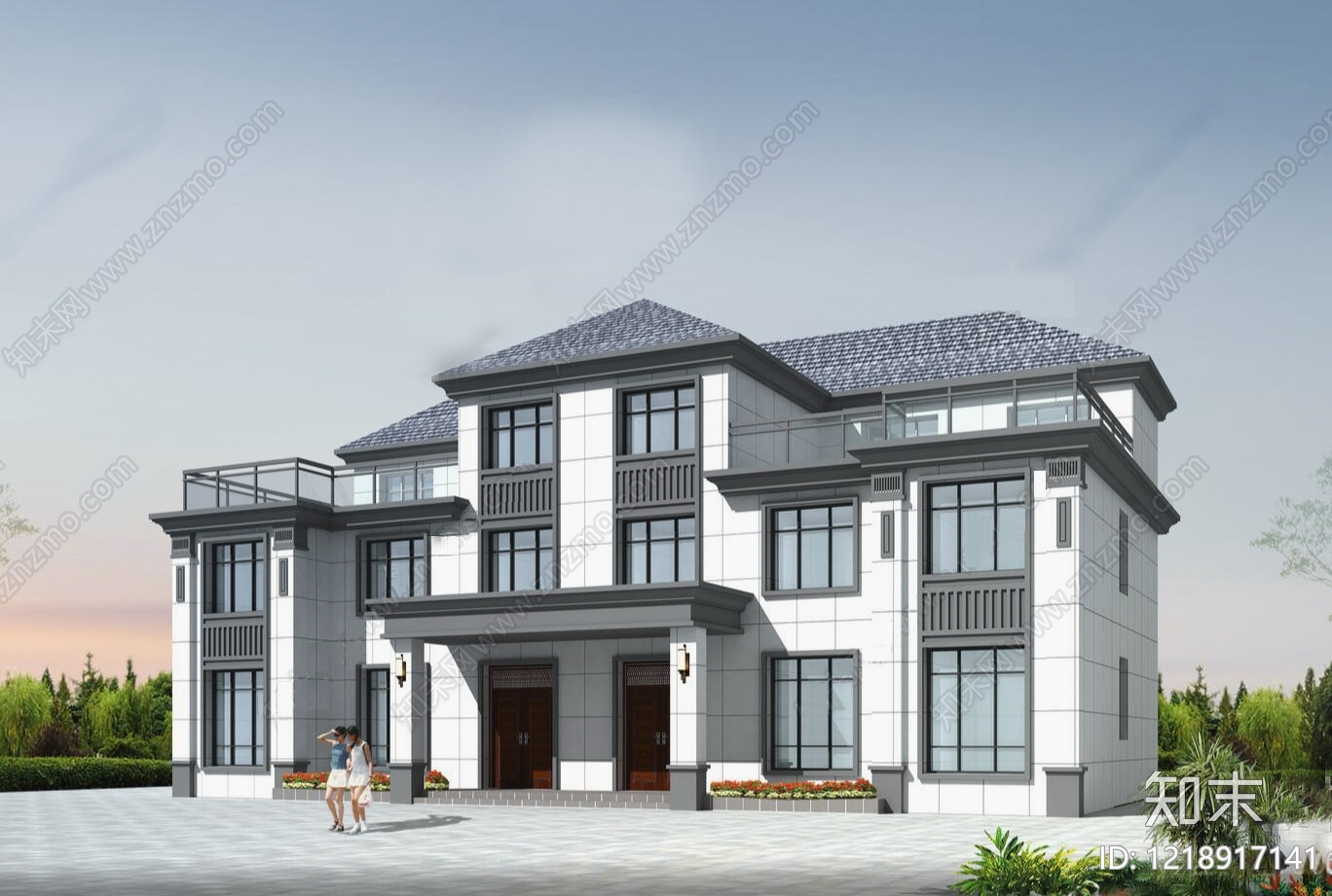 别墅建筑CAD图纸