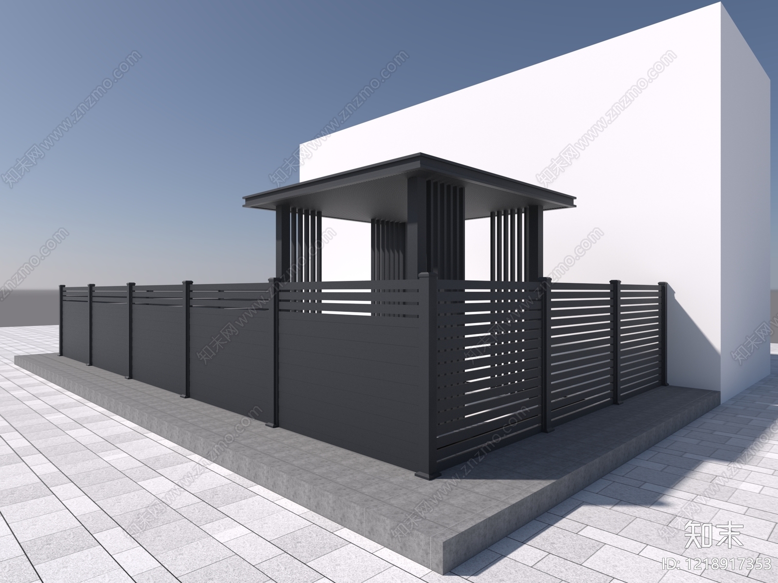 极简主义景观亭3D模型下载【ID:1218917353】