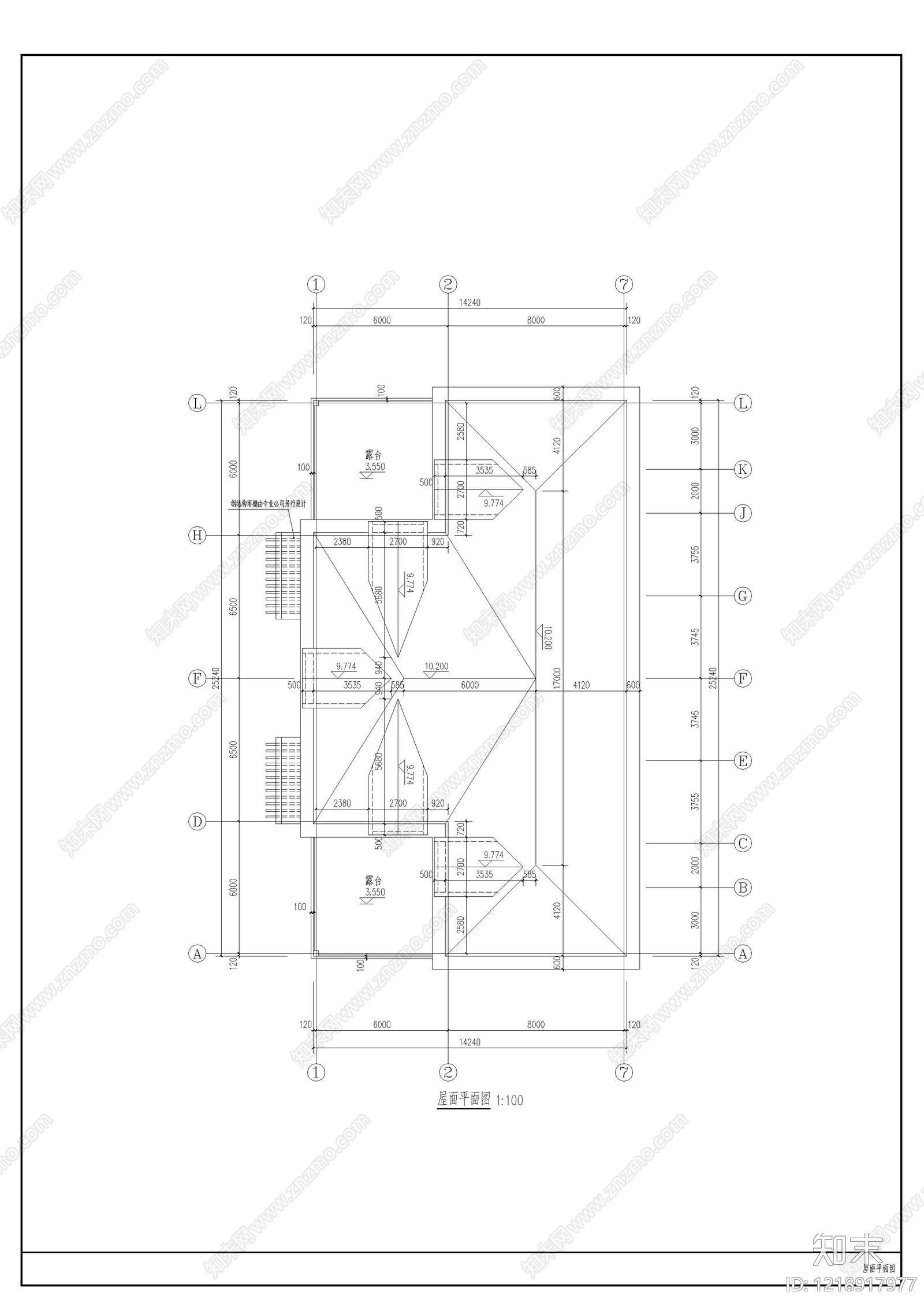 别墅建筑cad施工图下载【ID:1218917977】