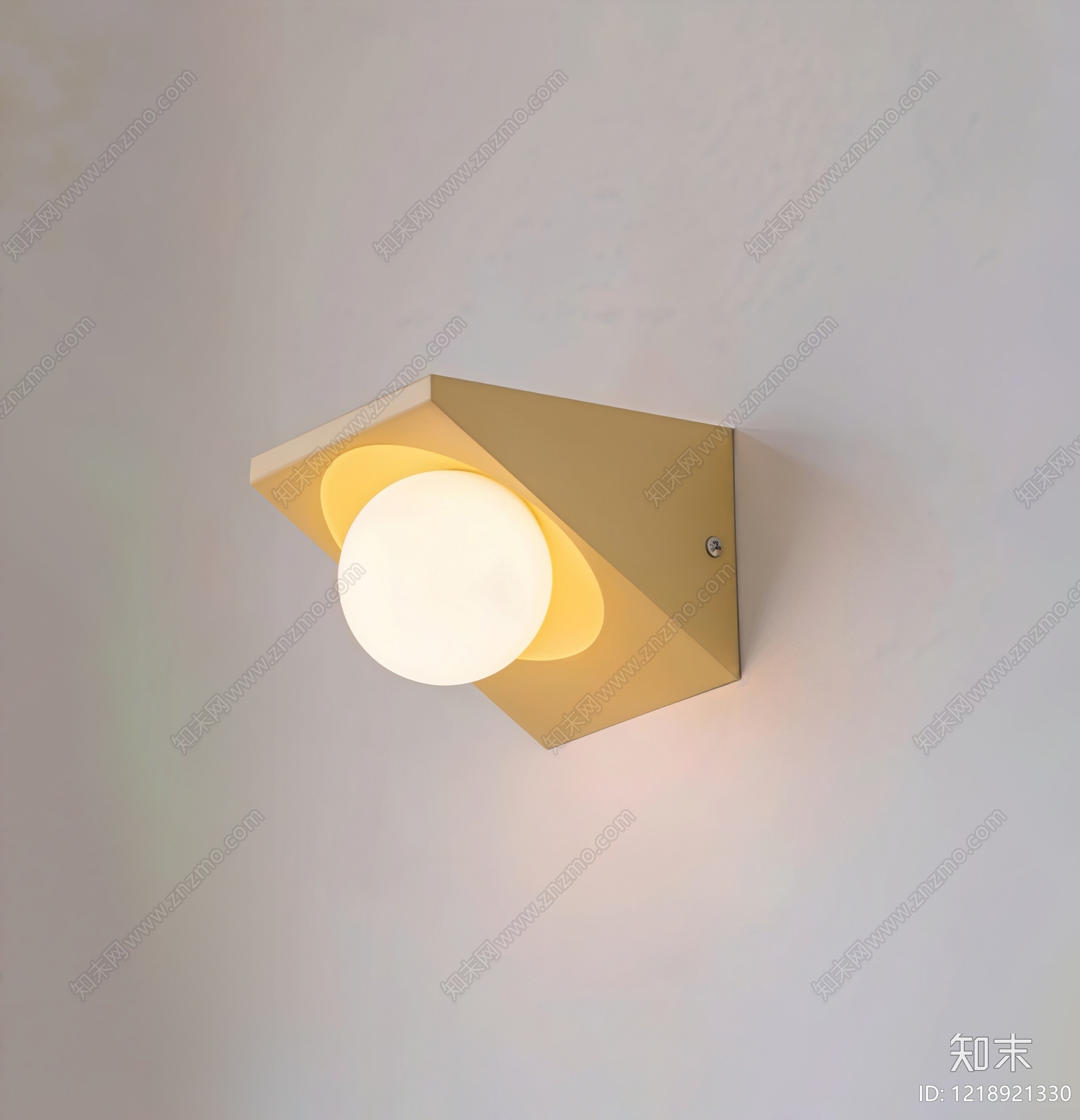 现代简约墙面壁灯SU模型下载【ID:1218921330】