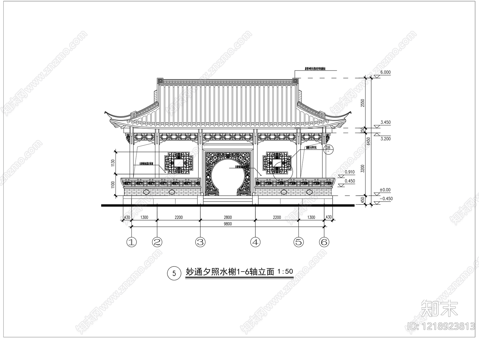 亭子CAD图纸