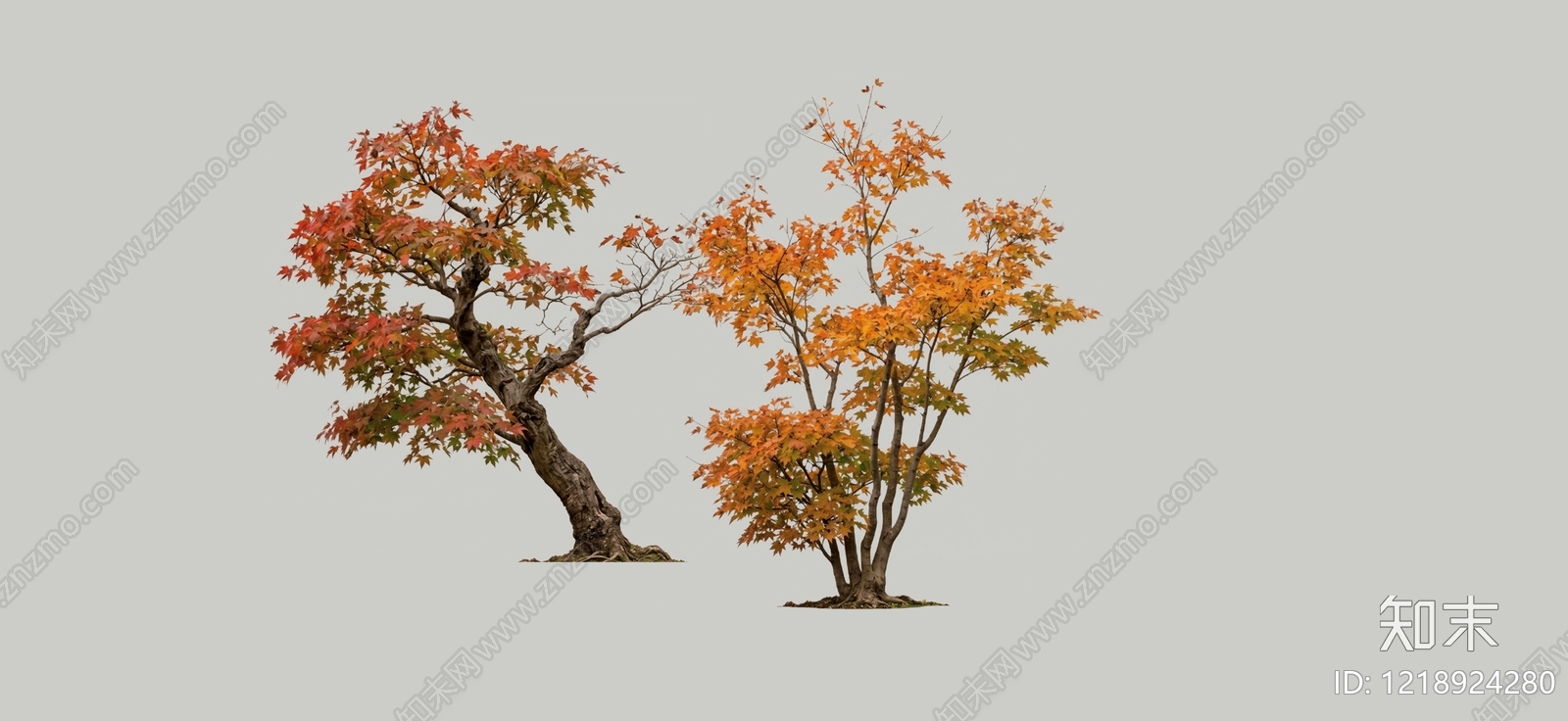 日式禅意乔木SU模型下载【ID:1218924280】