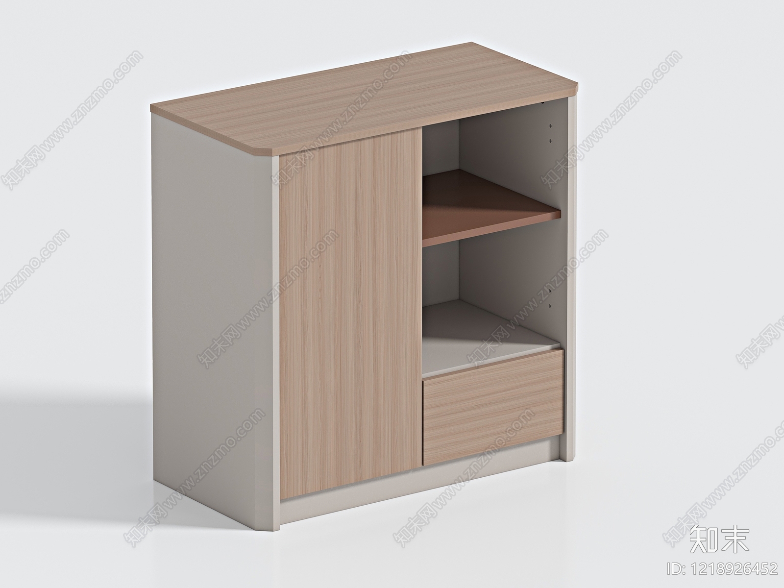 现代简约储物柜3D模型下载【ID:1218926452】