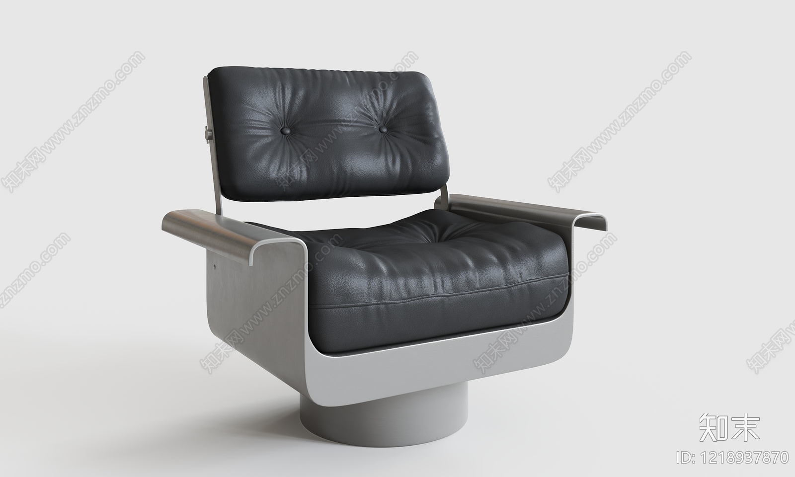 现代简约休闲椅3D模型下载【ID:1218937870】