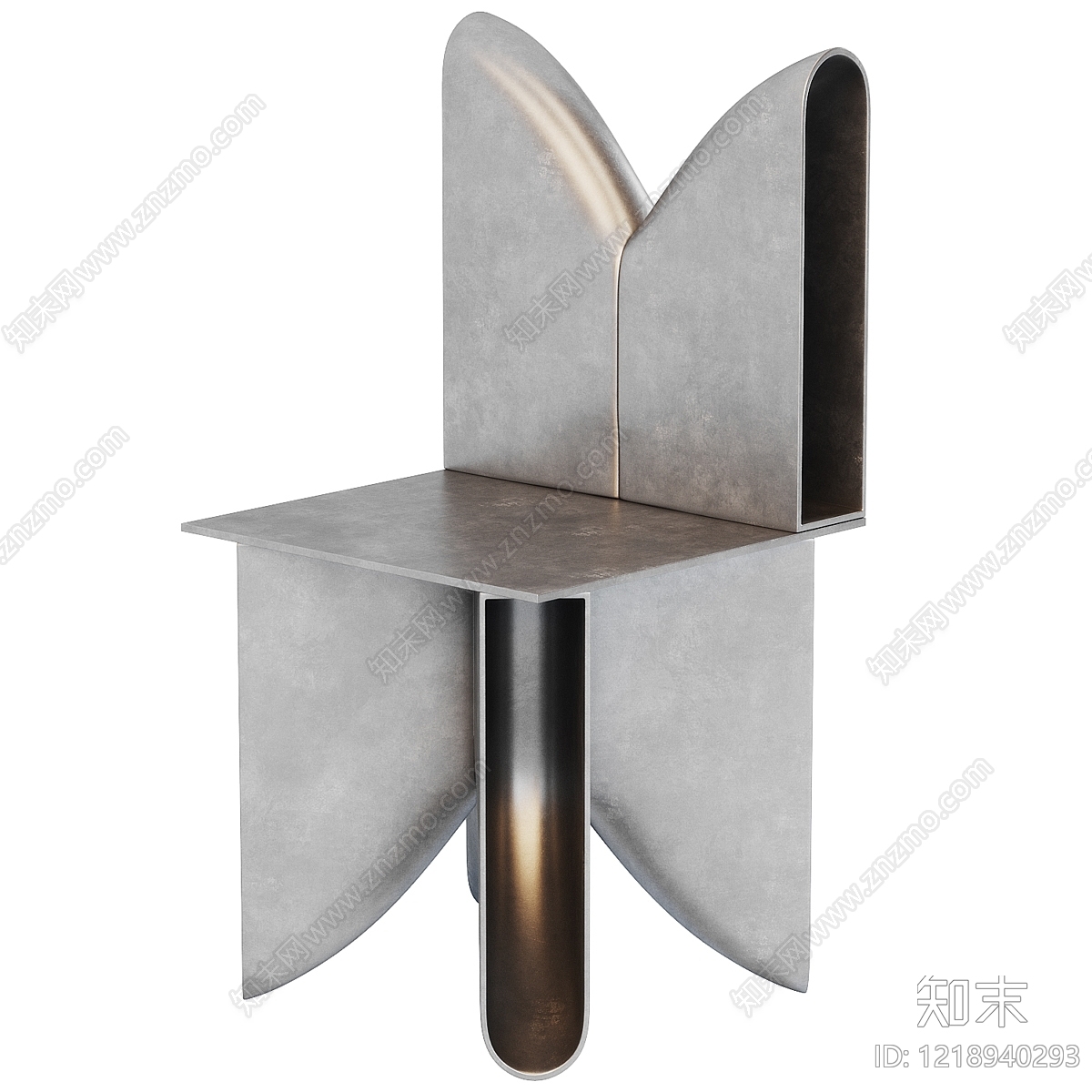 极简主义休闲椅3D模型下载【ID:1218940293】