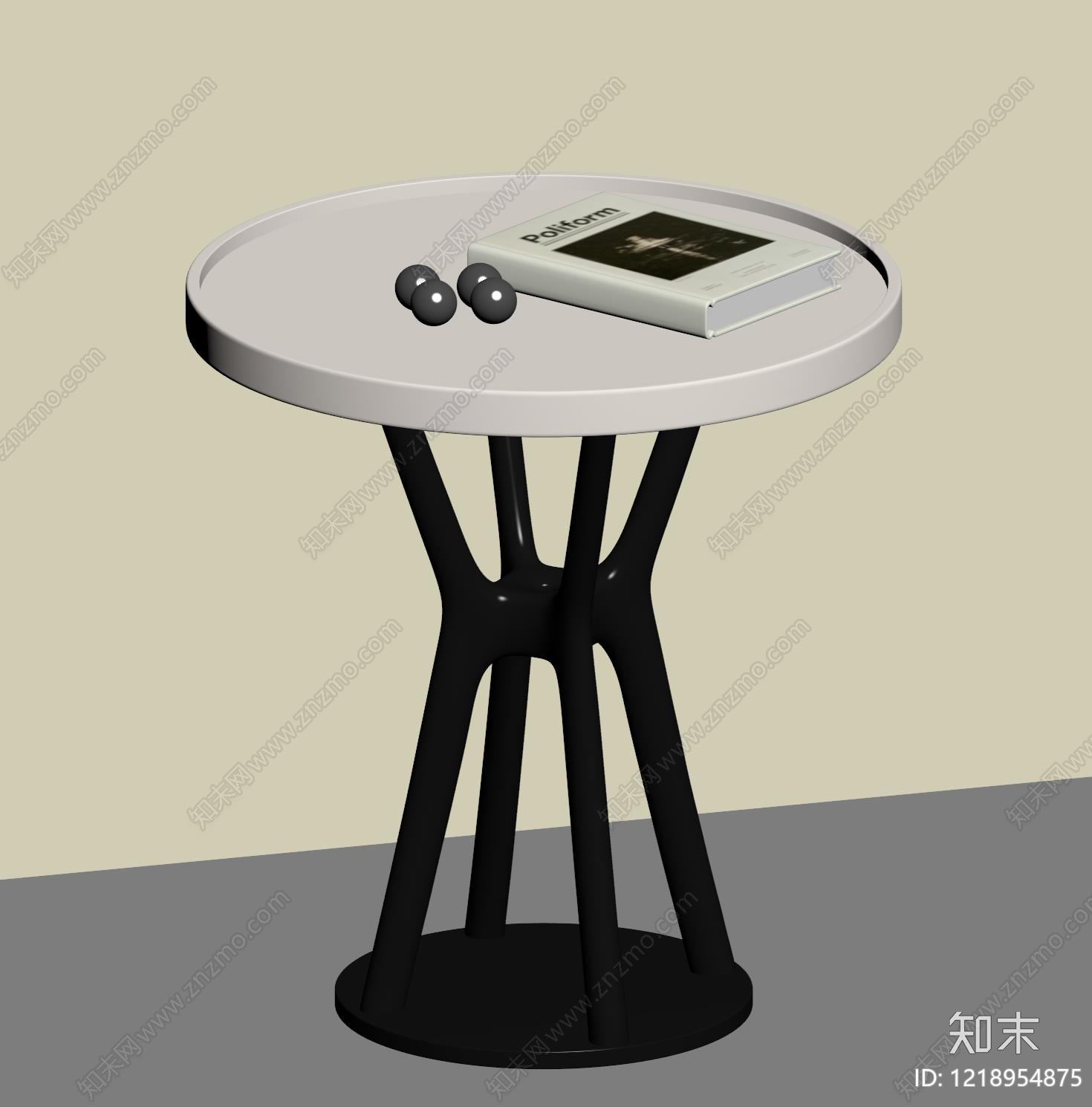 现代简约边几SU模型下载【ID:1218954875】