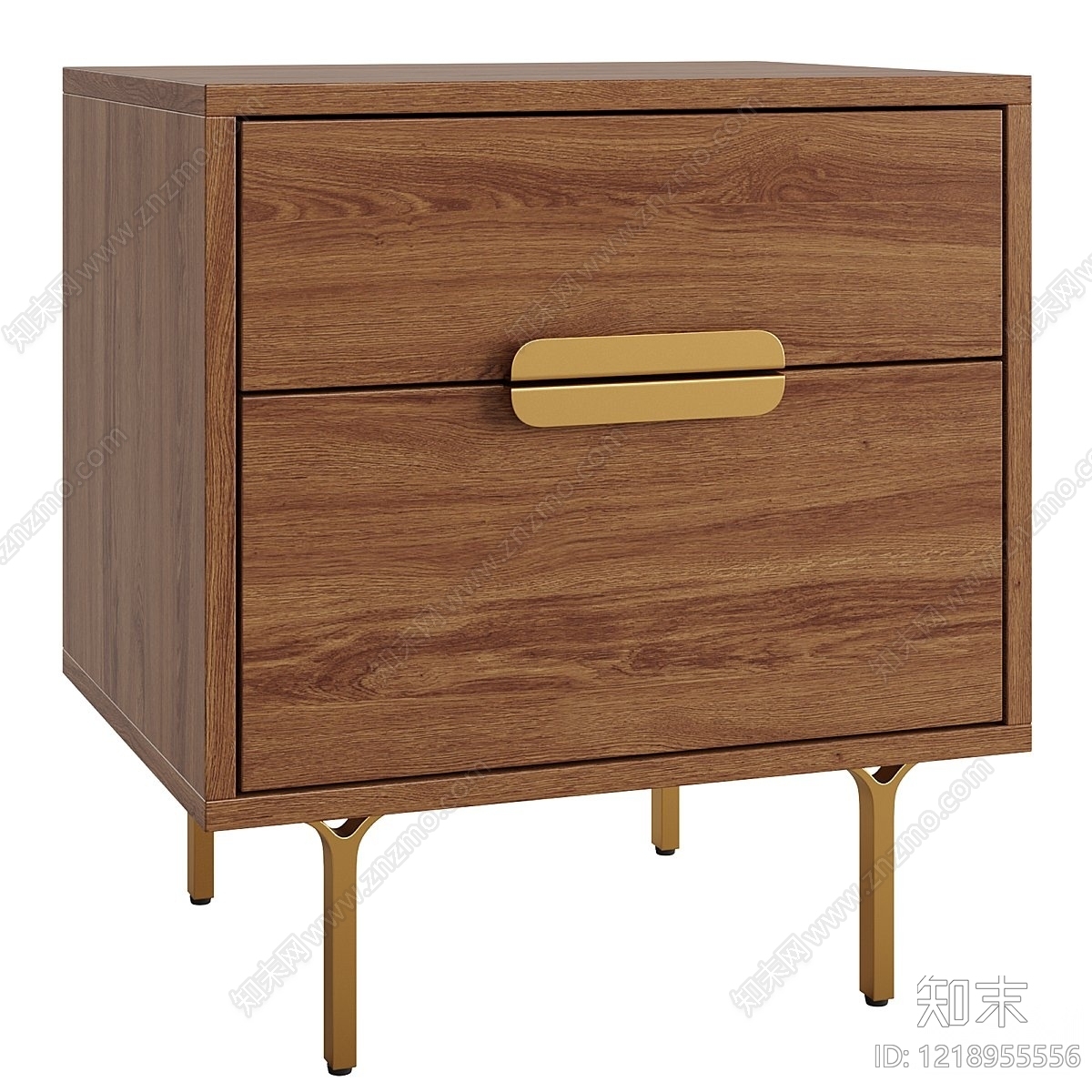 现代简约床头柜3D模型下载【ID:1218955556】