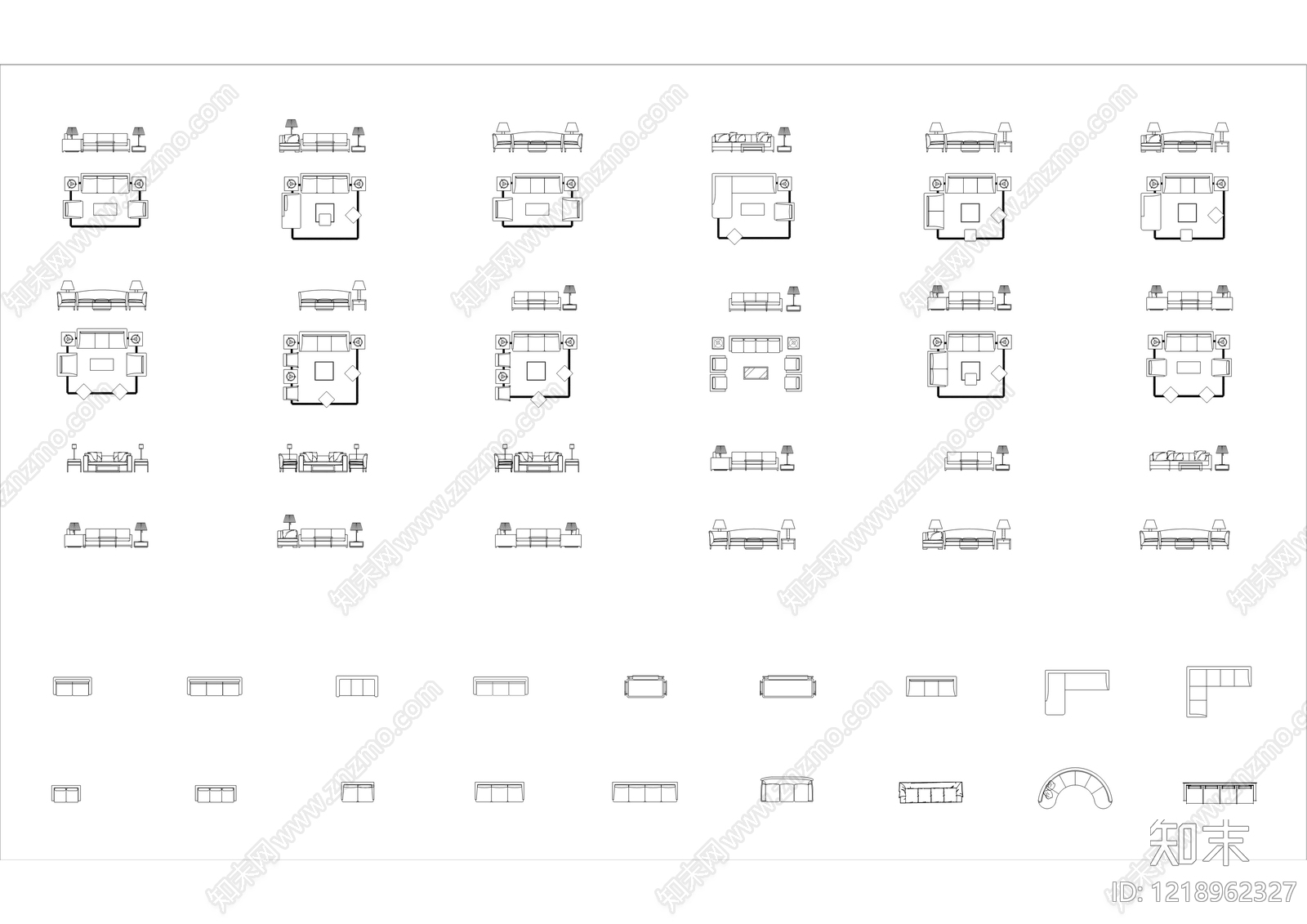家具图库CAD图纸