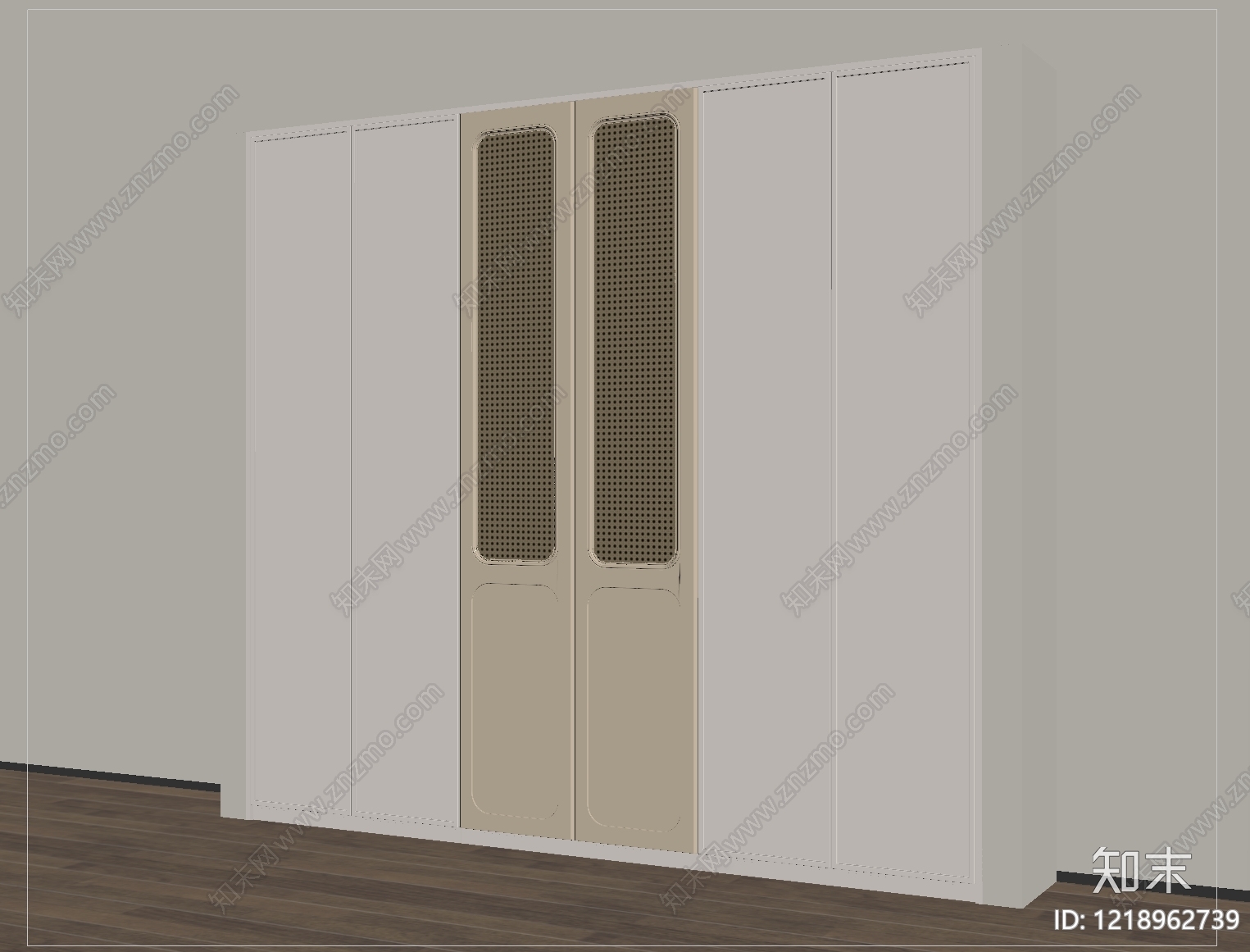 中古风衣柜SU模型下载【ID:1218962739】