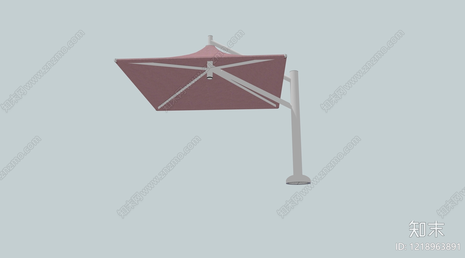 极简主义遮阳伞SU模型下载【ID:1218963891】