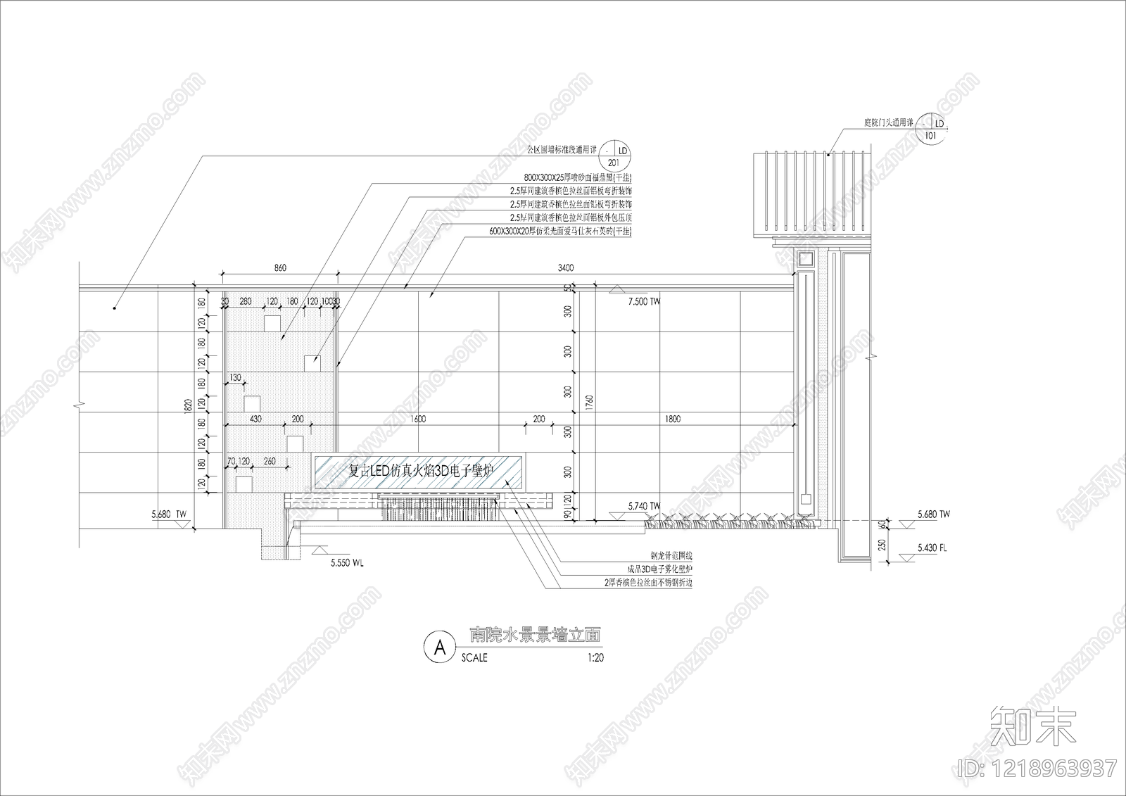 其他景观cad施工图下载【ID:1218963937】