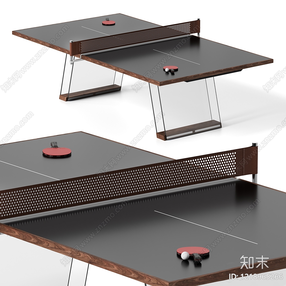 意式极简球类器材SU模型草图