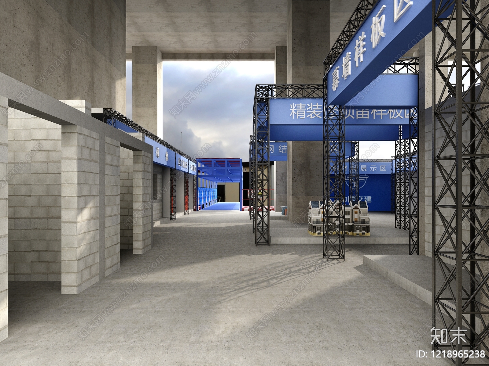 现代主义其他展厅3D模型下载【ID:1218965238】