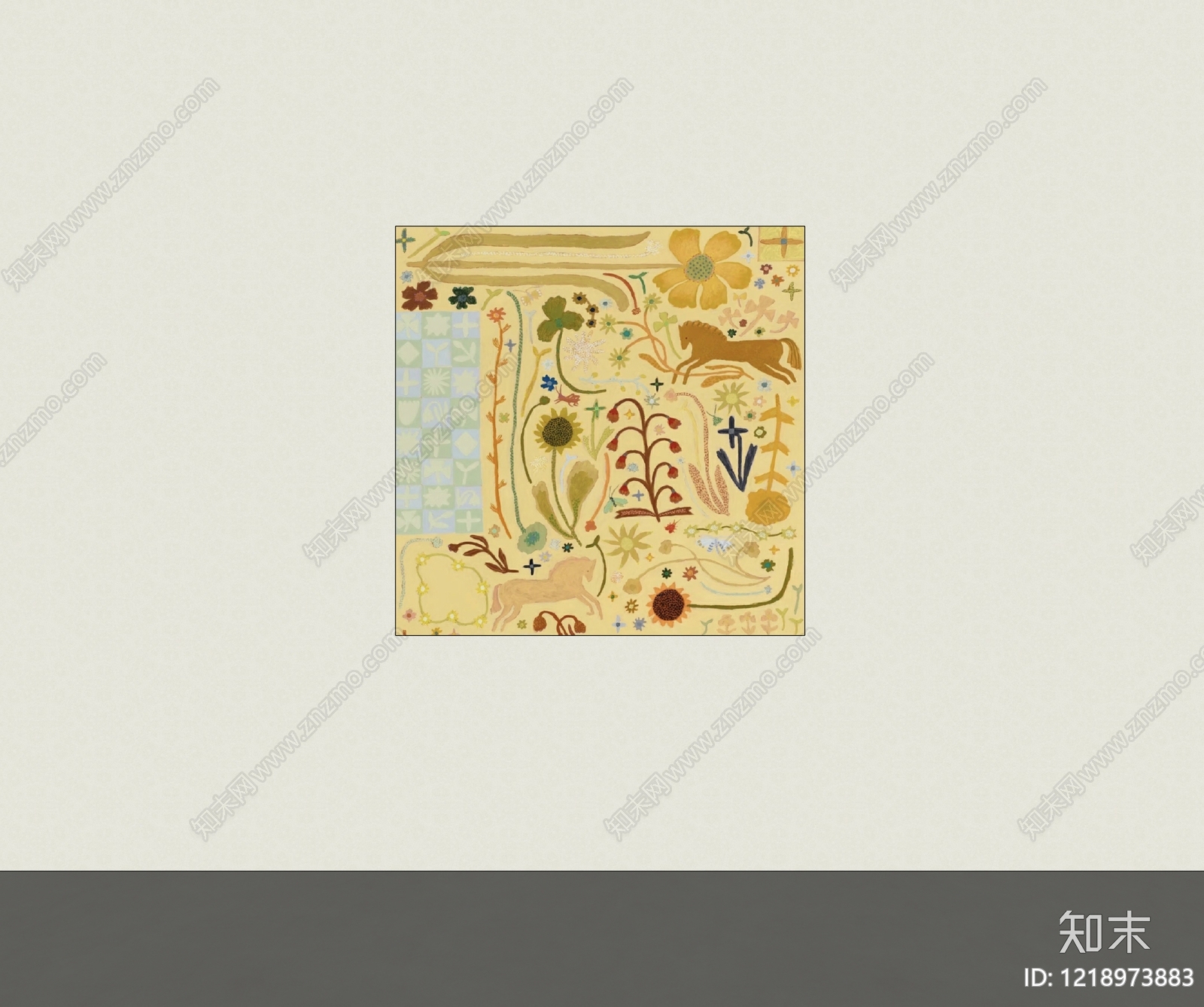 北欧挂画SU模型下载【ID:1218973883】