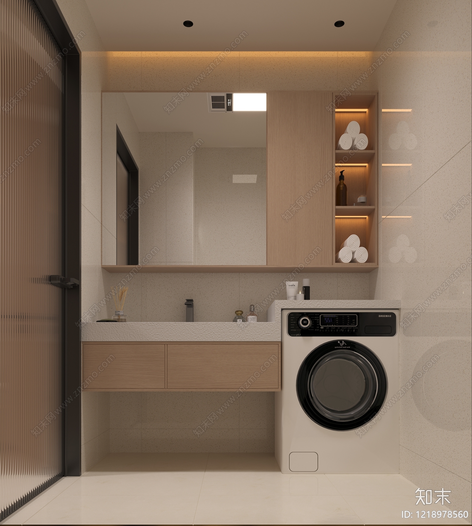 奶油风家居餐厅3D模型下载【ID:1218978560】