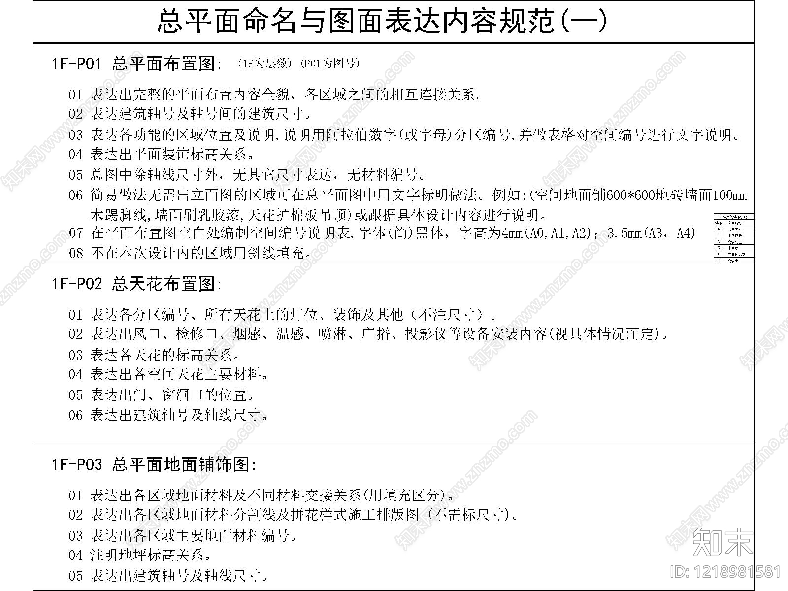 综合制图规范cad施工图下载【ID:1218981581】