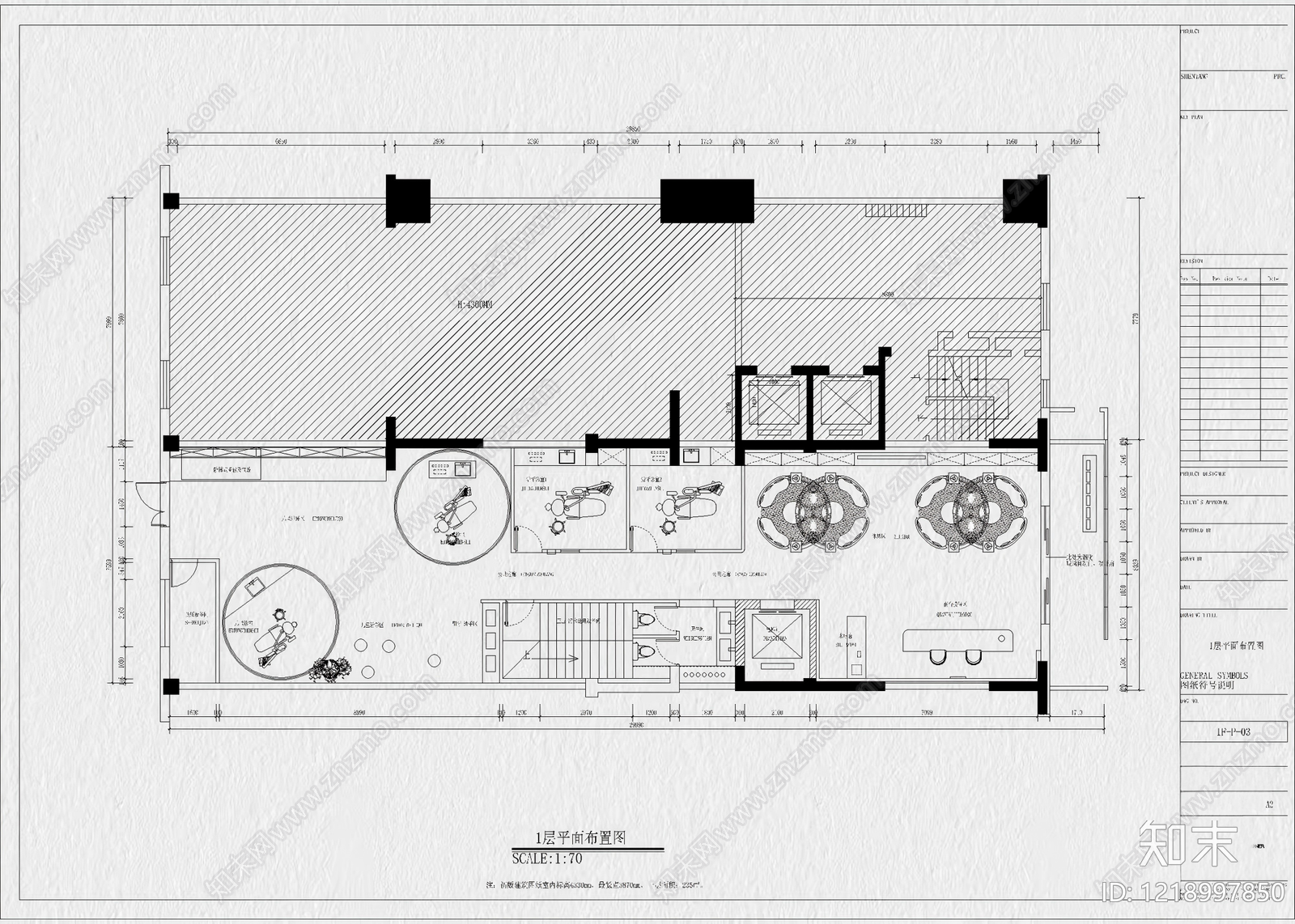 25套口腔诊所牙科医院CAD施工图cad施工图下载【ID:1218997850】