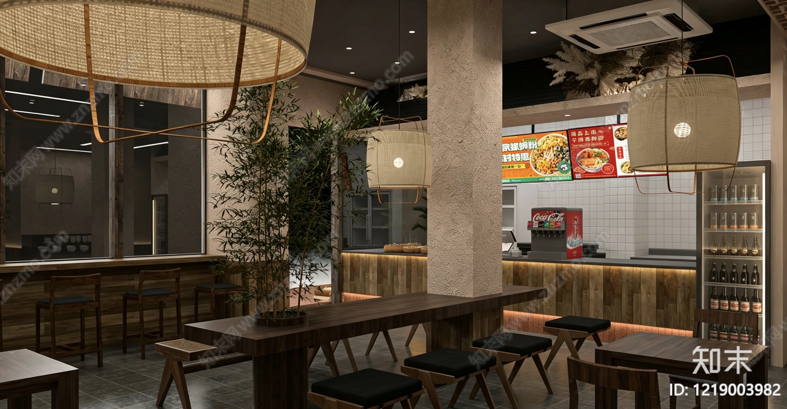 侘寂面馆3D模型下载【ID:1219003982】
