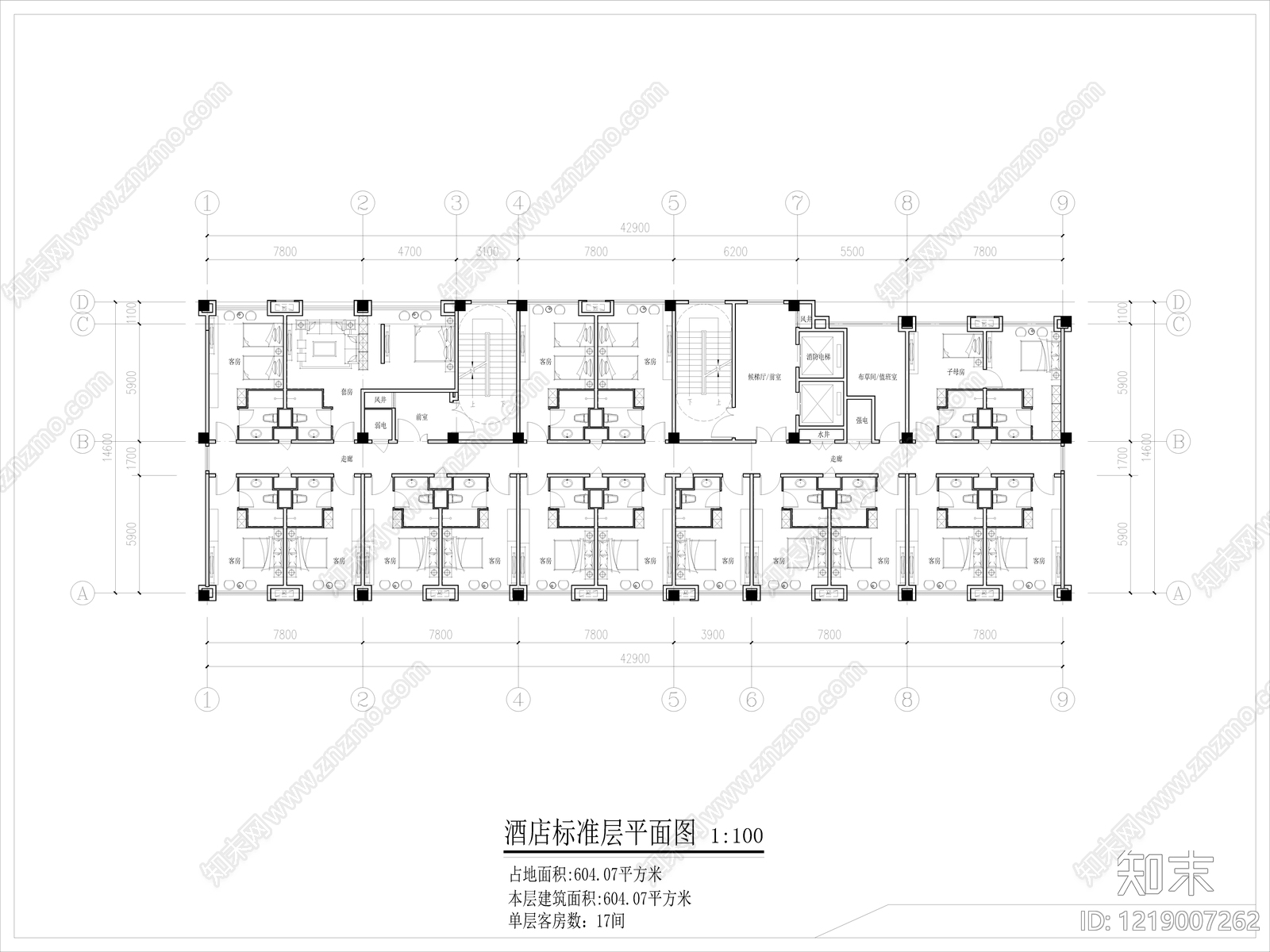 酒店建筑CAD图纸