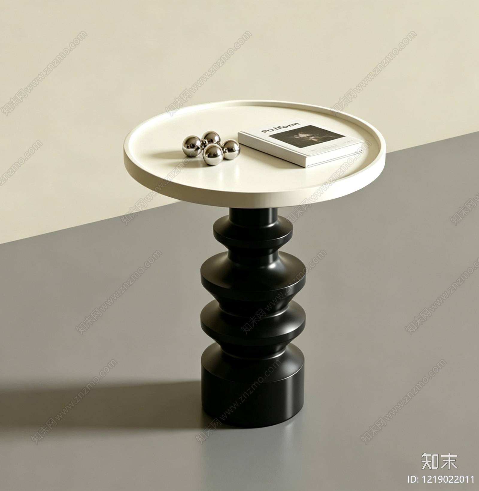 现代简约边几3D模型下载【ID:1219022011】