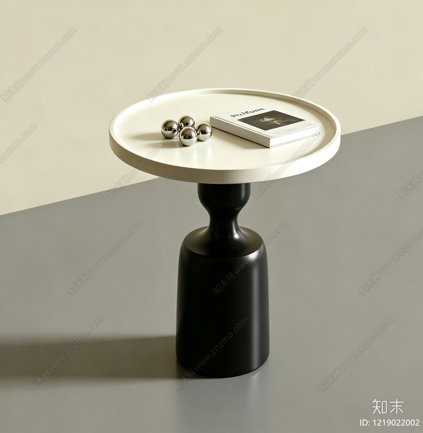 极简边几3D模型下载【ID:1219022002】