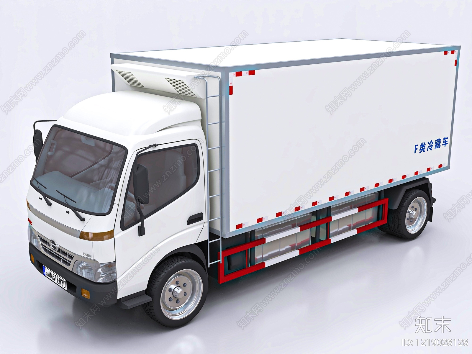 现代简约汽车3D模型渲染效果图