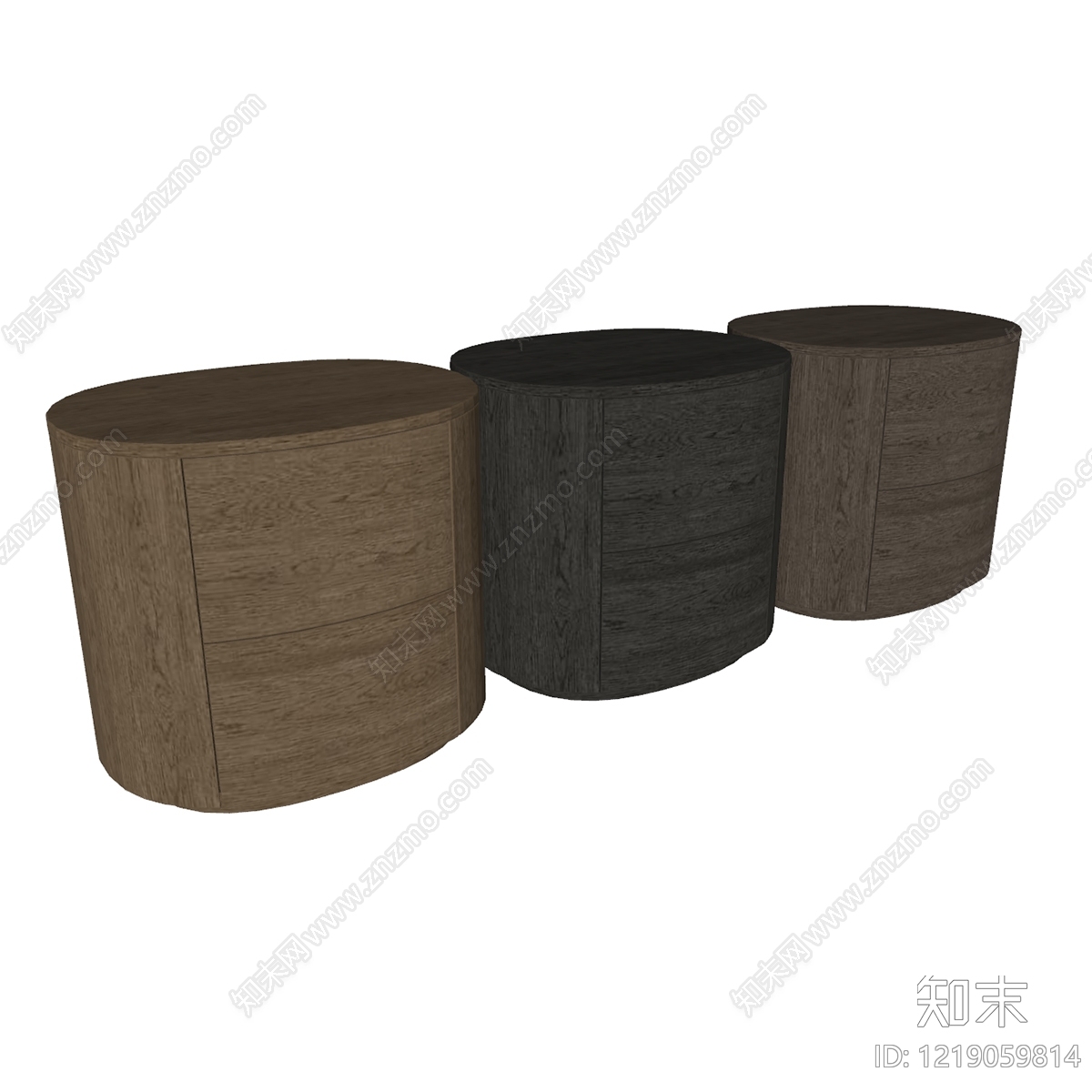 极简床头柜SU模型下载【ID:1219059814】