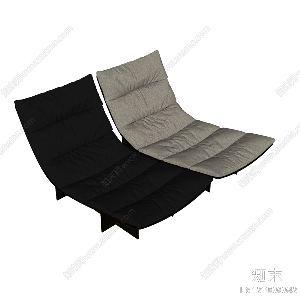 中古风躺椅SU模型下载【ID:1219060642】